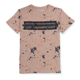 Gini and Jony Boys Abstract Printed Cotton T-shirt-image-64
