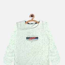 Octave Boys White Printed T-shirt-image-19