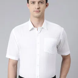 Chennis Men White Slim Fit Formal Shirt-picture-25