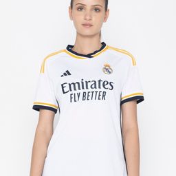ADIDAS Real H Jsy W Typography Printed Regular Fit Sports Tshirt-picture-43