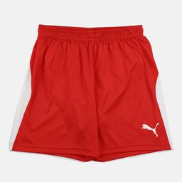 Puma Kids Red Solid Football LIGA Shorts-image-8
