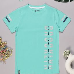 3PIN Boys Typography Printed Round Neck Cotton T-shirt-image-24
