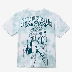 The Souled Store Boys Superman: Metropolis Round Neck Regular Fit Cotton T-Shirt-image-32