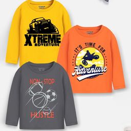 YK X Trampoline Boys 3 Printed Applique T-shirt-picture-29