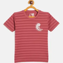 Duke Boys Striped Cotton Slim Fit T-shirt-image-89