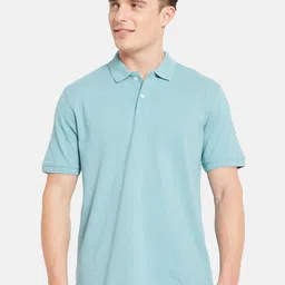 Octave Polo Collar Short Sleeves Cotton T-shirt-image-43