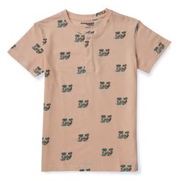 Gini and Jony Boys Conversational Printed Cotton T-shirt-83