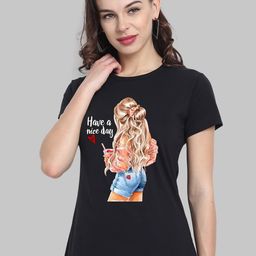 CHOZI Women Graphic Printed Bio Finish Cotton T-shirt-picture-39