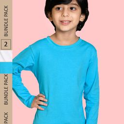 NUSYL Boys Pack of 2 Solid T-shirts-picture-14