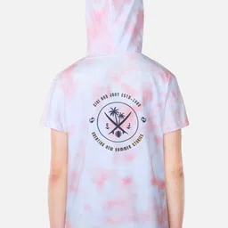 Gini and Jony Boys Printed Hooded Cotton T-shirt-image-60