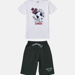 Palm Tree Boys Printed Shorts-image-43
