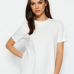 Trendyol Round Neck Short Sleeves Cotton T-shirt-picture-57