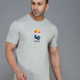 TQS Men Grey Melange & lunar rock Typography Printed Applique T-shirt-image-23
