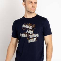 Status Quo Men Typography Printed Cotton T-shirt-image-47