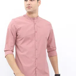 KETCH Men Pink Slim Fit Casual Shirt-image-34