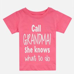 Bodycare Kids Infants Girls Typography Printed Cotton T-shirt-image-99