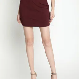 DRAAX Fashions Above Knee Straight Skirt-picture-49