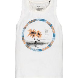 Status Quo Boys Tropical Printed Round Neck Cotton T-shirt-picture-34