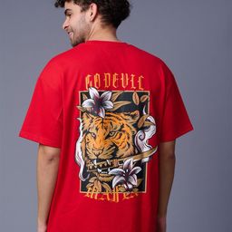 GO DEVIL Men Graphic Printed T-shirt-image-29