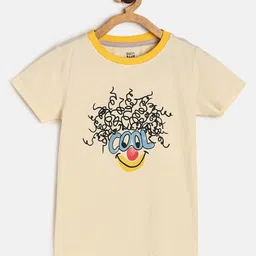 MINI KLUB Boys Joker Printed Round Neck T-shirt-56