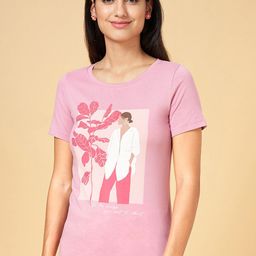 Honey by Pantaloons Graphic Printed Round Neck Cotton Regular T-shirt-picture-29