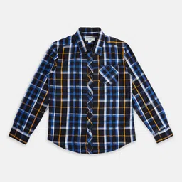 Pantaloons Junior Boys Boys Cotton Checked Casual Shirt-image-73