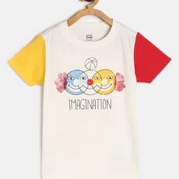 MINI KLUB Boys Printed Pure Cotton T-shirt-image-58