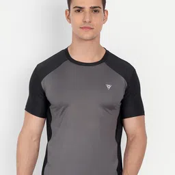 deb Colourblocked Dry Fit Aerate Pro Sports T-shirt with Ventilated Fabric-image-83