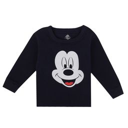 Bodycare Kids Boys Navy Blue & White Printed T-shirt-image-66