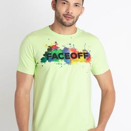 Status Quo Typography Printed Round Neck T-shirt-image-42