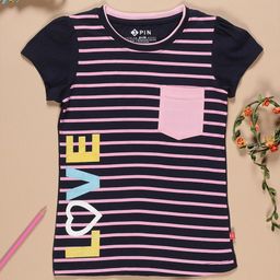 3PIN Girls Striped Cotton T-shirt-picture-38