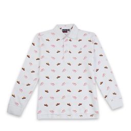 Gini and Jony Boys Conversational Printed Polo Collar Long Sleeves Cotton T-shirt-8