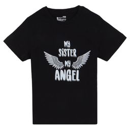 PROTEENS Boys Black Typography Printed T-shirt-image-32