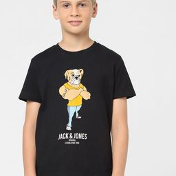 Jack & Jones Junior Boys Printed Cotton T-shirt-picture-23