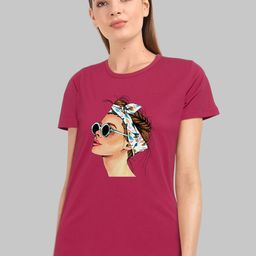 CHOZI Women Graphic Printed Bio Finish Cotton T-shirt-picture-40