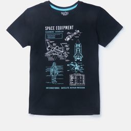 Palm Tree Infant Boys Graphic Printed Cotton T-shirt-image-55