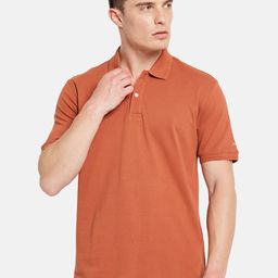 Octave Polo Collar Short Sleeveless Regular Fit Cotton T-shirt-image-62