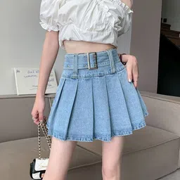 StyleCast Women Mini Flared Pleated Skirts-picture-16