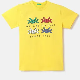 United Colors of Benetton Boys Printed Round Neck Cotton T-shirt-24