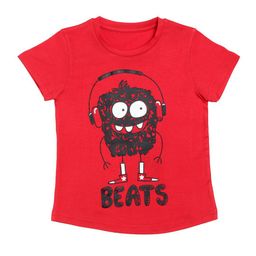 DOOR74 Boys Graphic Printed Regular Fit Cotton T-shirt-image-13