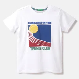 United Colors of Benetton Boys Graphic Printed Cotton  T-shirt-picture-36