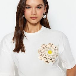 Trendyol Graphic Printed Cotton T-shirt-image-13
