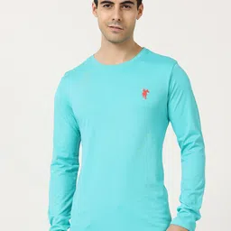 Masculino Latino Plus Men Solid T-shirt-image-61