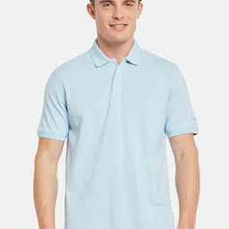 Octave Polo Collar Short Sleeves Cotton T-shirt-image-44