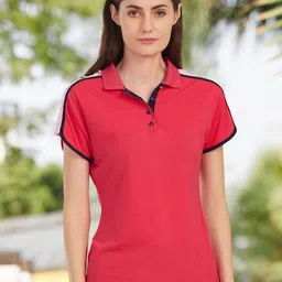 Moda Elementi Polo Collar Short Sleeves Casual T-shirt-image-20