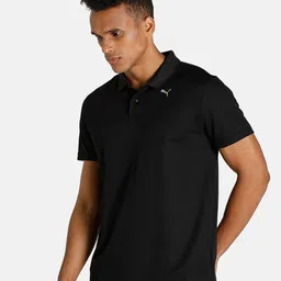 Puma Men Black Performance Training Polo T Shirt-picture-55