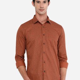 JADE BLUE Men Printed Cotton Slim Fit Casual Shirt-image-27