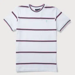 Gini and Jony Boys Striped Cotton T-shirt-image-79