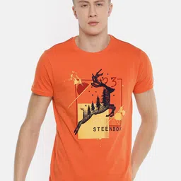 Steenbok Graphic Printed Pure Cotton T-shirt-picture-47