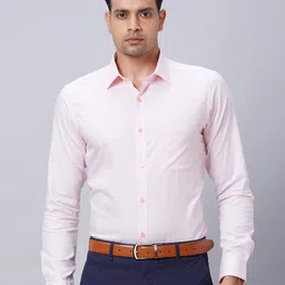 Raymond Self Designed Pure Cotton Slim Fit Formal Shirt-image-79